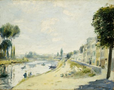 The Banks of the Seine at Bougival, ca. 1875 av Pierre Auguste Renoir