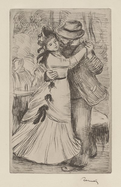 Countrydansen av Pierre Auguste Renoir