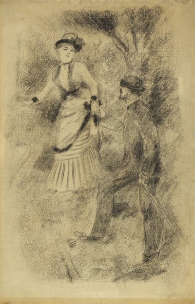 Nedstigningen fra toppmøtet: Jean Martin Steadies Hélène, bankmannens datter, 1881 av Pierre Auguste Renoir