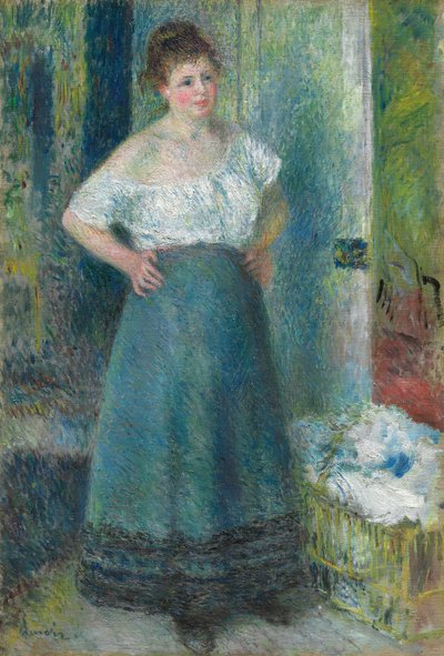Die Wäscherin von Pierre-Auguste Renoir