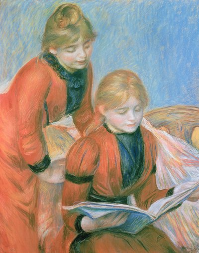 De to søstrene (pastell) av Pierre Auguste Renoir