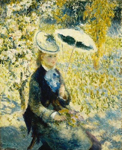 Paraplyen; "Paraplyene, 1878 av Pierre Auguste Renoir
