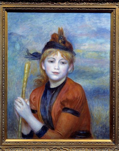Turgåeren. Maleri av Pierre Auguste Renoir (1841-1919) av Pierre Auguste Renoir