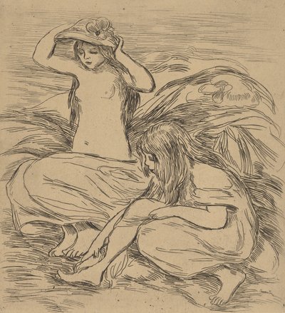 Zwei Badende von Pierre Auguste Renoir