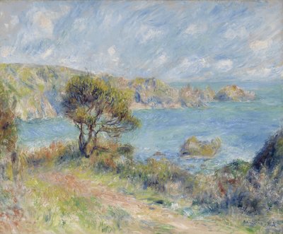Utsikt på Guernsey, 1883 av Pierre Auguste Renoir