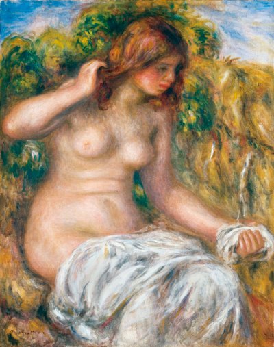 Kvinne innen våren, 1914 av Pierre Auguste Renoir