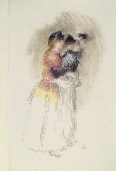 To kvinner av Pierre Auguste Renoir