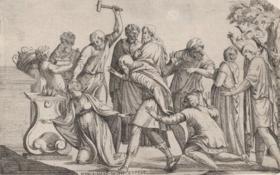Offer av Iphigenia, 1607-61. av Pierre Biard