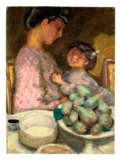 En tallerken med fig av Pierre Bonnard