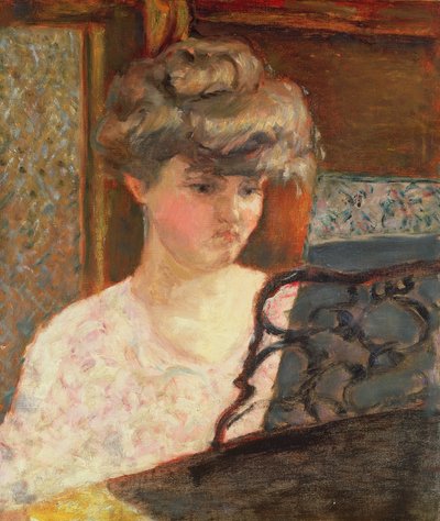 På pianoet, 1902 av Pierre Bonnard
