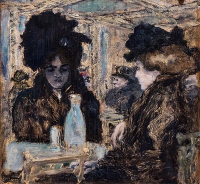 På kafeen, ca. 1894 (olje på lerret) av Pierre Bonnard