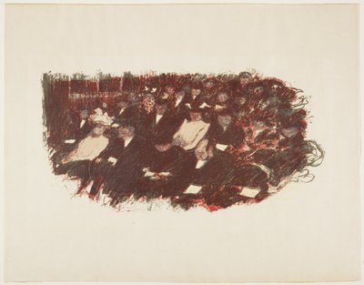 Au teater, ca. 1897-1898 (publisert 1899) av Pierre Bonnard