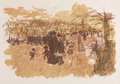 Avenue av Bois de Boulogne av Pierre Bonnard