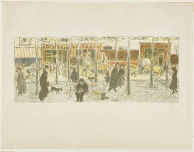 Boulevard av Pierre Bonnard