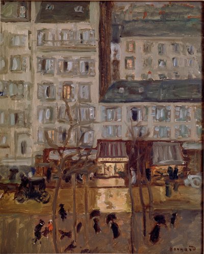 Boulevard de Clichy Maleri av Pierre Bonnard (1867-1947) 1904 Brussel, Samling dr. G. Daelemans av Pierre Bonnard