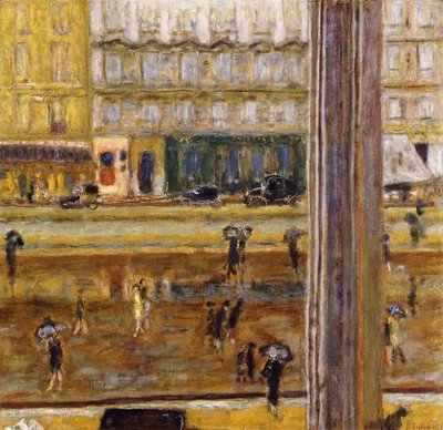 Boulevard des Batignolles (The Rain), ca. 1926 (olje på lerret) av Pierre Bonnard