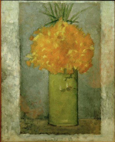 Bukett av påskeliljer (påskeliljer i en grønn gryte) av Pierre Bonnard