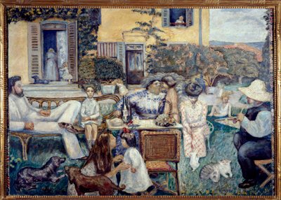 Bourgeois Afternoon or the Terrace Family, 1900 av Pierre Bonnard