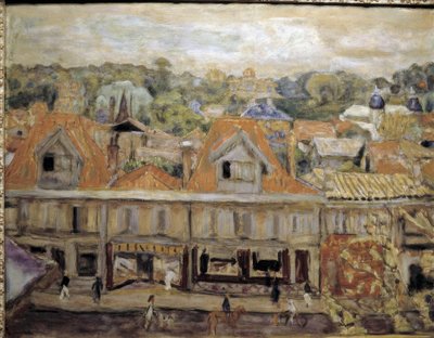 ARCACHON STREET av Pierre Bonnard