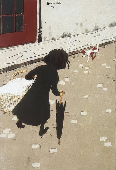 Den lille vaskedamen. 1896 av Pierre Bonnard