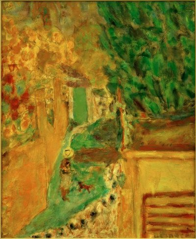 Trapp i Le Cannet (Treppe in Le Cannet) av Pierre Bonnard