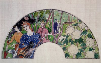 Fan-prosjekt, 1900-tallet (akvarell) av Pierre Bonnard