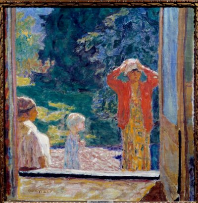 Foran vinduet av Pierre Bonnard