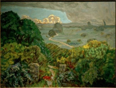 Stormen ved Vernouillet av Pierre Bonnard