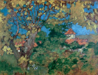 Huset til Grand-Lemps av Pierre Bonnard