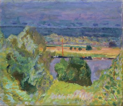 La Seine i Vernon av Pierre Bonnard