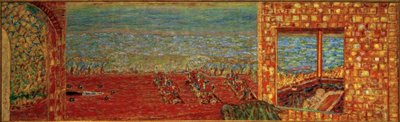 Den solrike terrassen av Pierre Bonnard