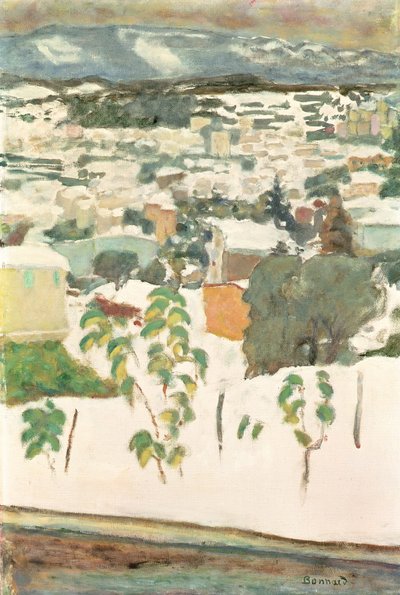 Le Cannet in the Snow, ca. 1927 (olje på lerret) av Pierre Bonnard