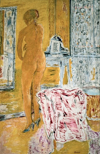 "Den store gule naken" av Pierre Bonnard