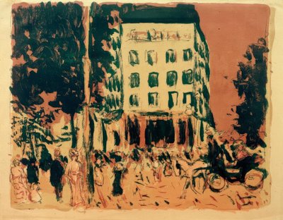 Boulevardene av Pierre Bonnard