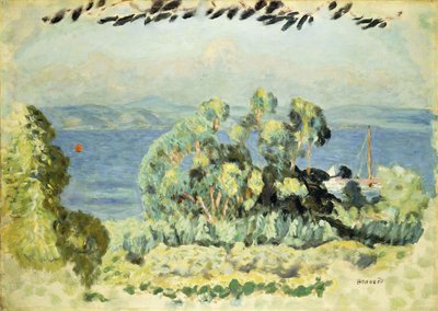Les Eucalyptus av Pierre Bonnard