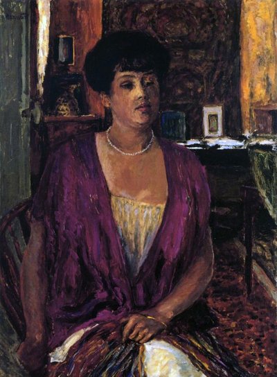 Madame Claude Anet, 1910 av Pierre Bonnard