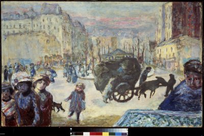 Morgen i Paris (morgen i Paris). Maleri av Pierre Bonnard (1867-1947) av Pierre Bonnard