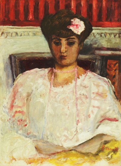 Oppdrag i rosa bluse; Savner Rose Corsage av Pierre Bonnard