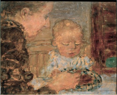 Mor og barn av Pierre Bonnard