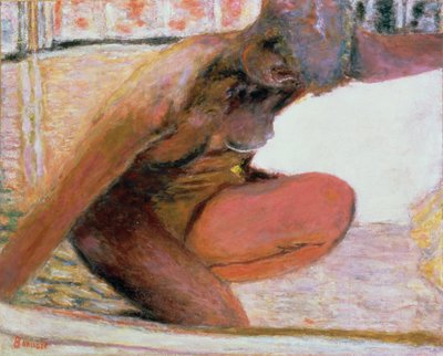 Nude Crouching in the Bath, 1940 av Pierre Bonnard