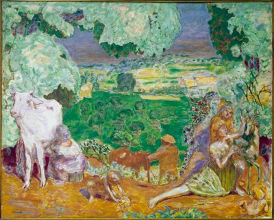 Pastoralsymfoni (olje på lerret av Pierre Bonnard