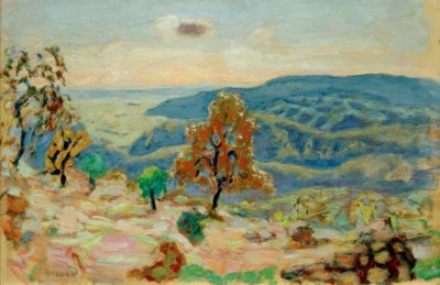 Fjelllandskap av Pierre Bonnard