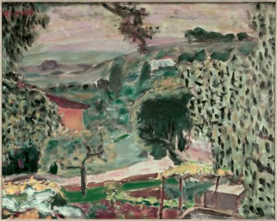 Cannet landskap av Pierre Bonnard