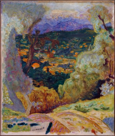 Sørlig landskap: Le Cannet av Pierre Bonnard