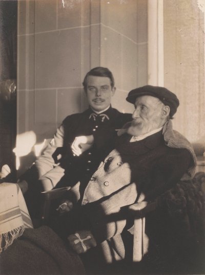 Pierre-Auguste og Jean Renoir, ca. 1916. av Pierre Bonnard