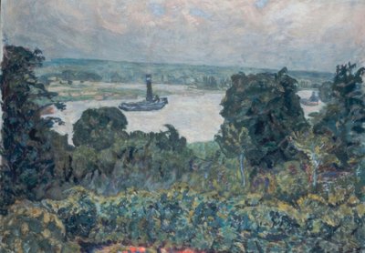 Taubåt på Seinen av Pierre Bonnard