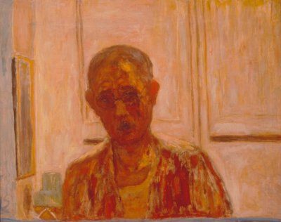 Selvportrett i speilet av Pierre Bonnard