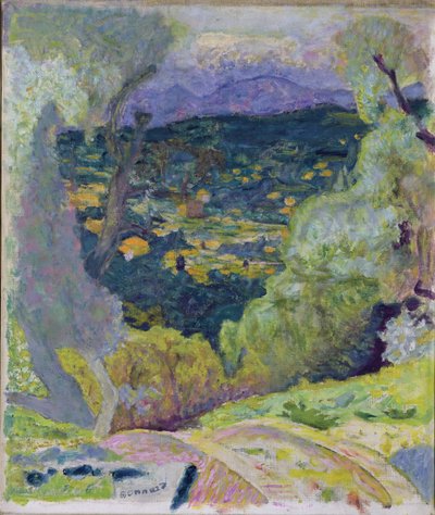 Sørlige omgivelser, Le Cannet, ca. 1929 av Pierre Bonnard