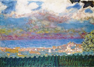 Stormfull himmel over Cannes, 1945 av Pierre Bonnard