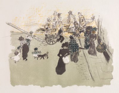 Gatehjørne av Pierre Bonnard